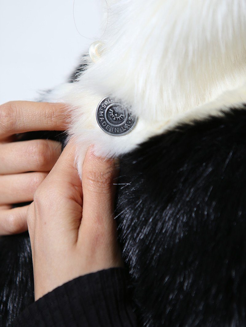 Custom Logo Button on Panda Bear SpiritHood 