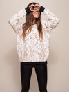 Snow Leopard Luxe Sweater - SpiritHoods