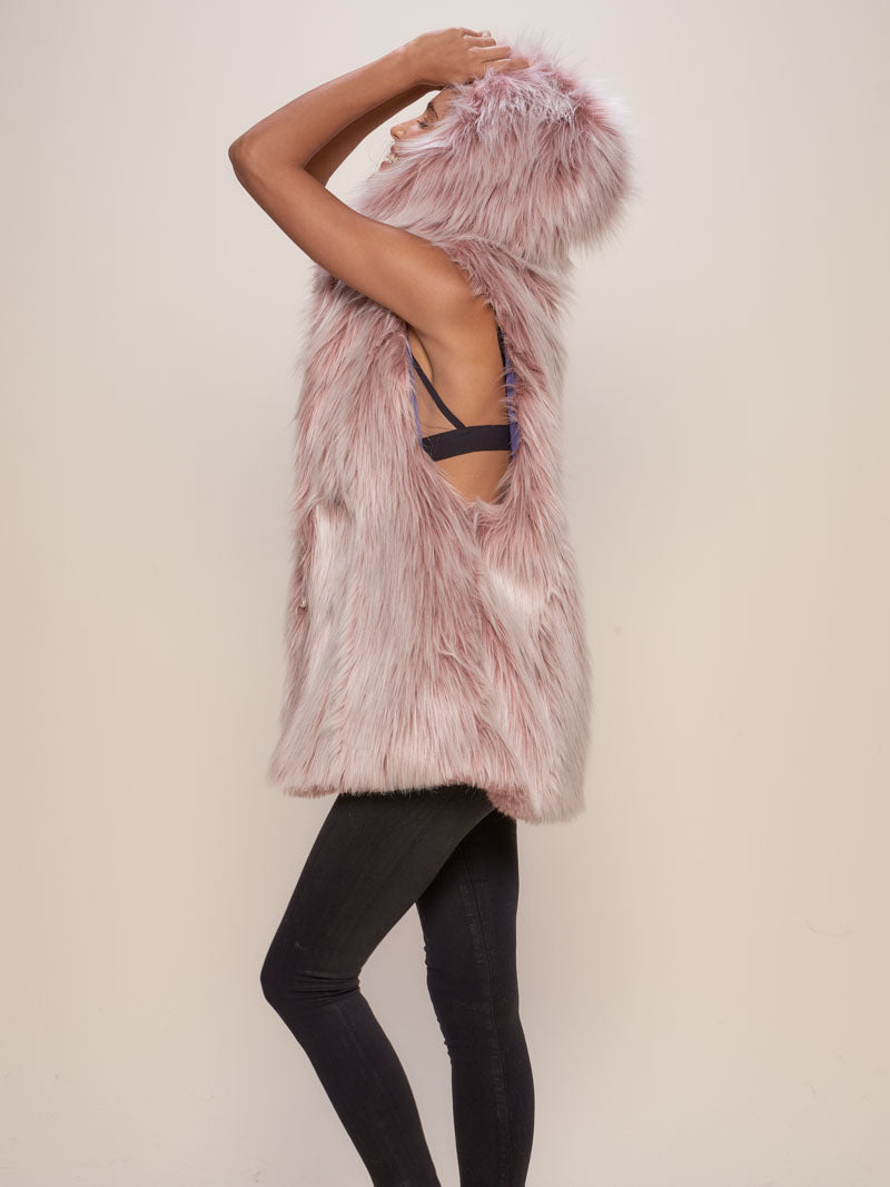 Galah Faux Fur SpiritHoods Vest on Female Model