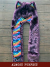 *Almost Purfect* Lavender Wolf Luxe SpiritHood - SpiritHoods