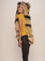 Woman wearing Caspian Tiger Collector Edition Faux Fur Hood, side view