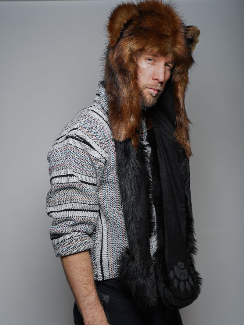 Wolverine Faux Fur SpiritHood on Male Model