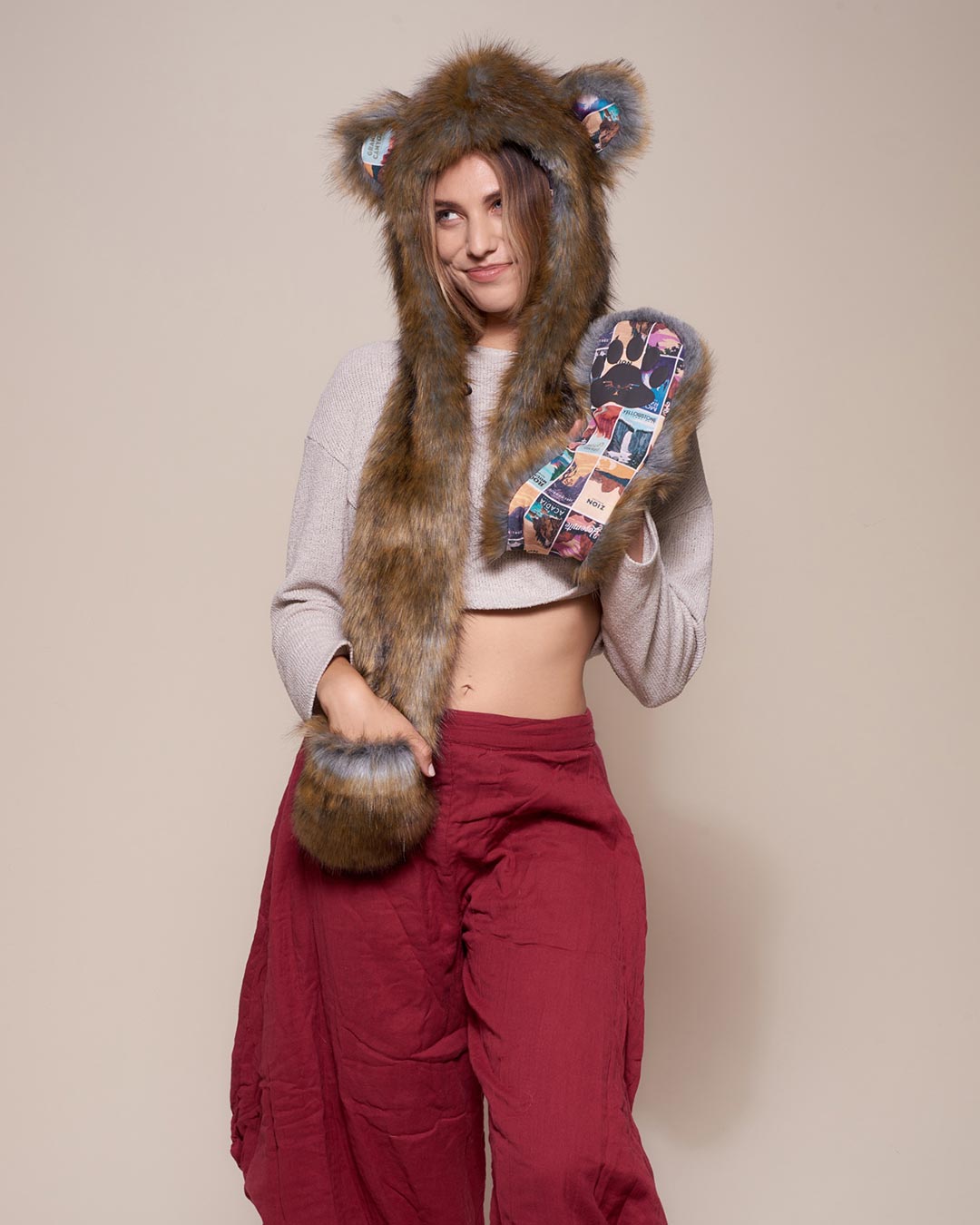 National Park Bear Collector Edition Faux Fur Hood - SpiritHoods