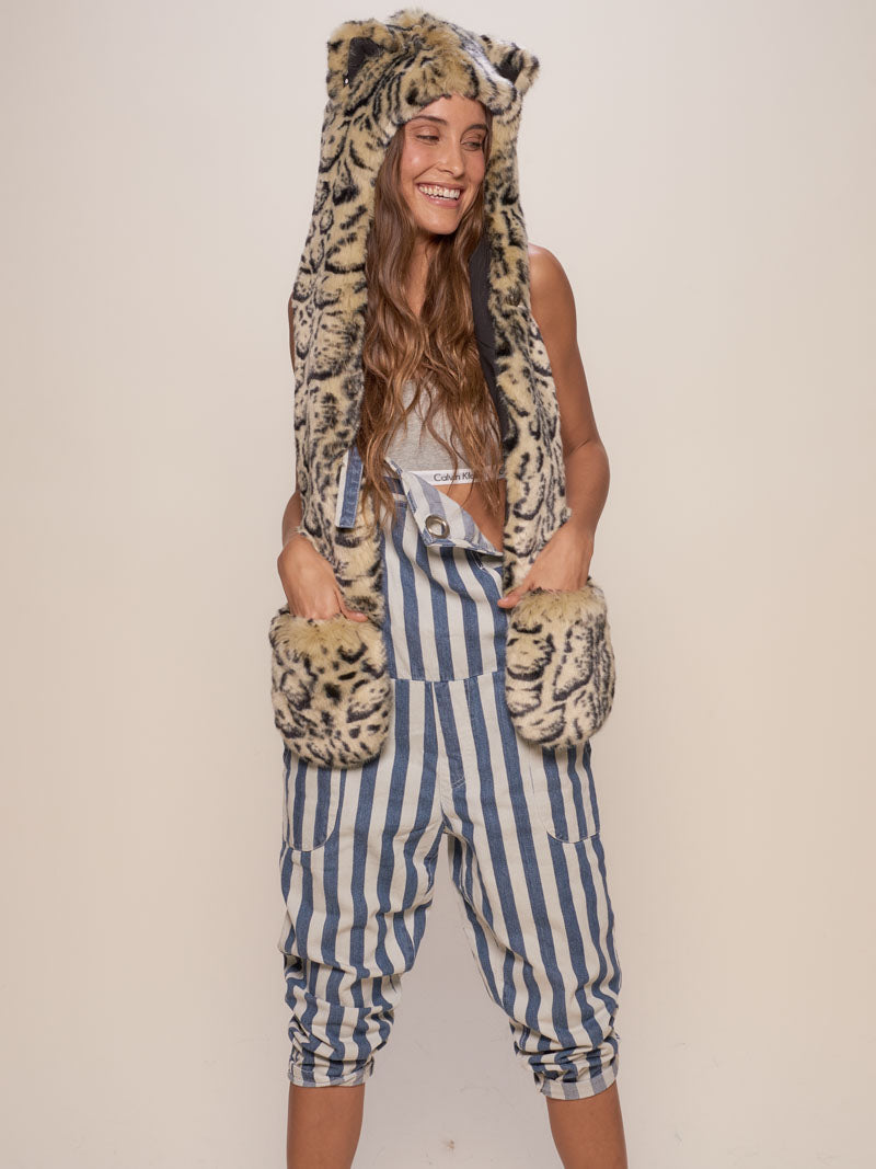 Ocelot Luxe Collector Edition Faux Fur with Hood on Female