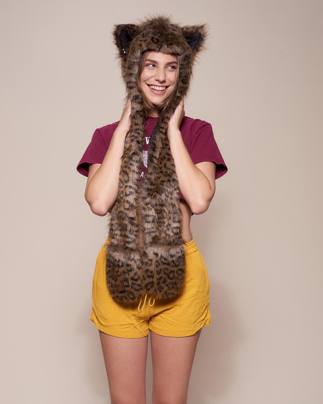 Savannah Cat Collector Edition Hooded Faux Fur 