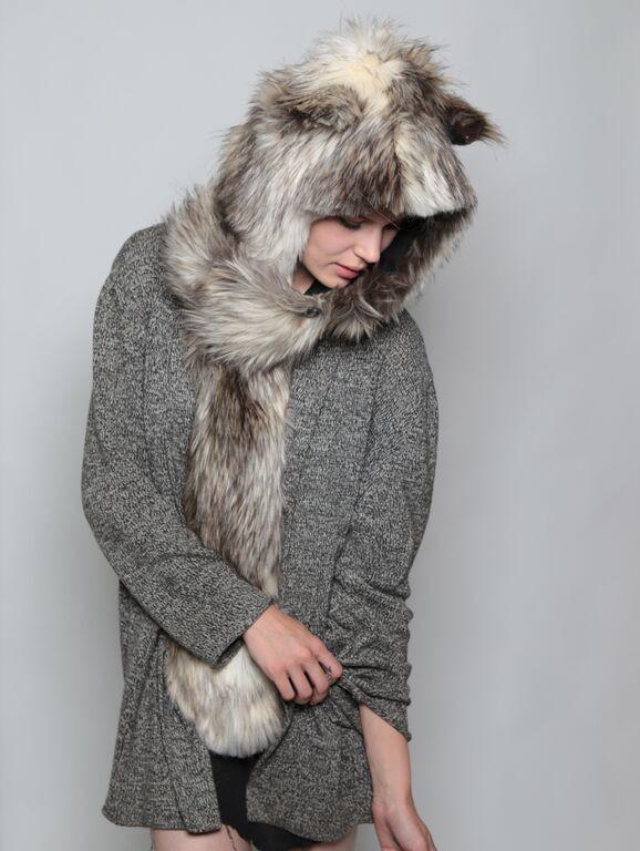 Siberian Husky HB3 Collectors Edition SpiritHood on Female Model