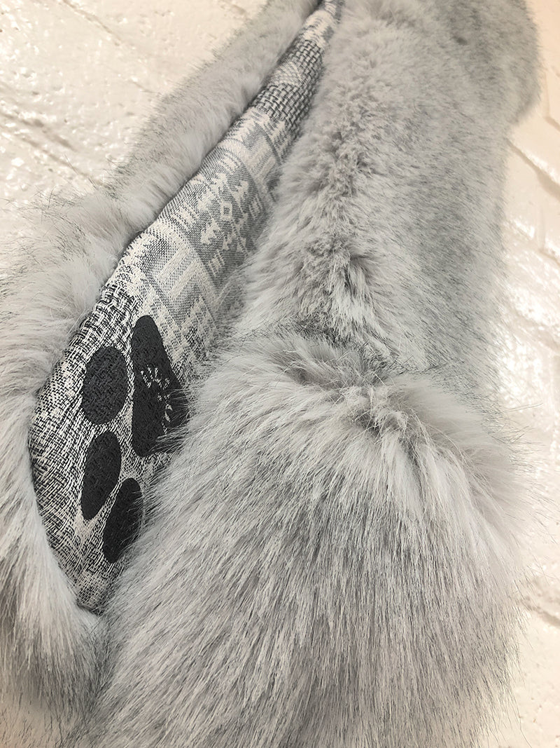 Arctic Wolf Collector Edition Faux Fur SpiritHood, view 2