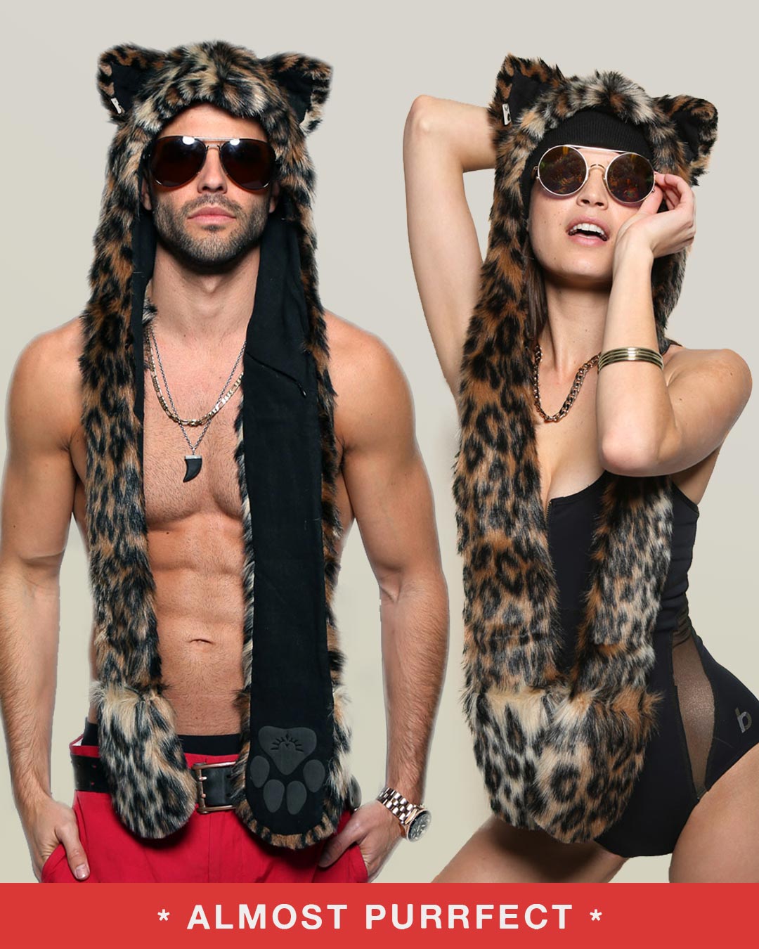 *Almost Purfect* Leopard SpiritHood - SpiritHoods
