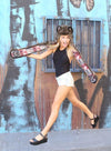Woman wearing Brown Fox Collectors Edition Unisex Faux Fur SpiritHood, front view