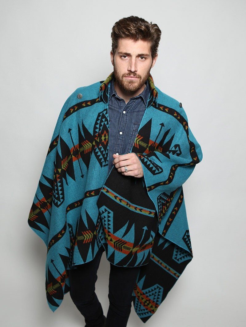 Male Wearing Italy Cape 