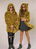 People wearing Yellow Cheetah Classic Faux Fur Coat