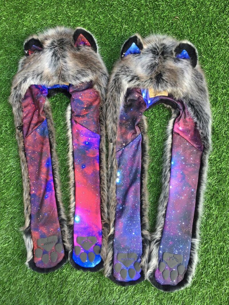 Black Milk Galaxy Wolf Collectors Edition Faux Fur SpiritHoods