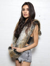 Red Wolf HB3 SpiritHood on Female Model
