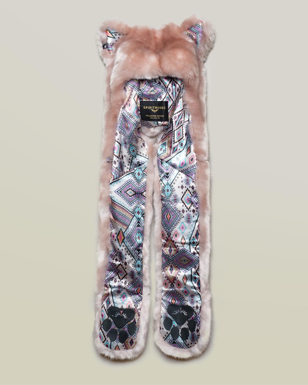 *Almost Purfect* Rose Quartz Luxe Faux Fur Hood - SpiritHoods