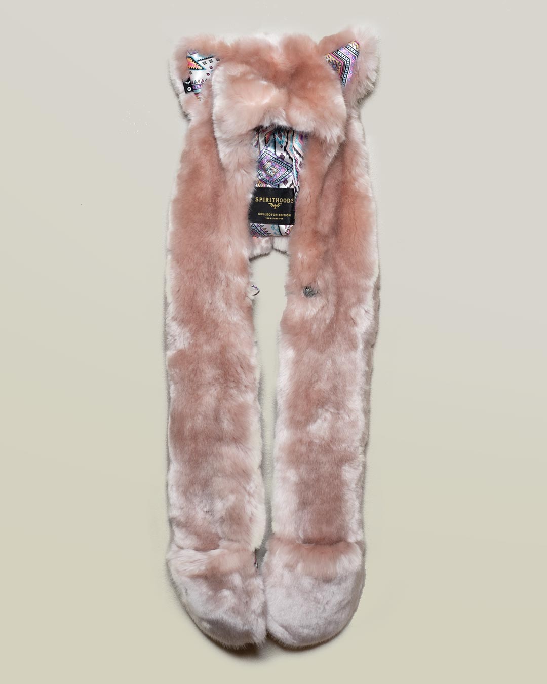 *Almost Purfect* Rose Quartz Luxe Faux Fur Hood - SpiritHoods