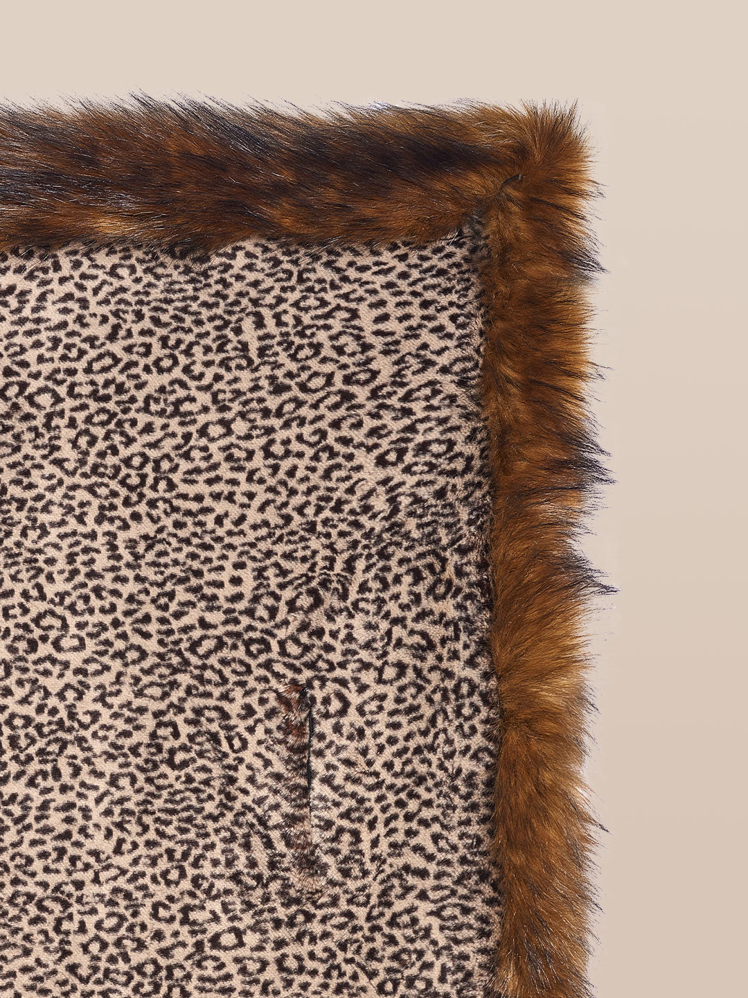 Liner and Faux Fur Trim of Kodiak Bear Faux Fur Throw 