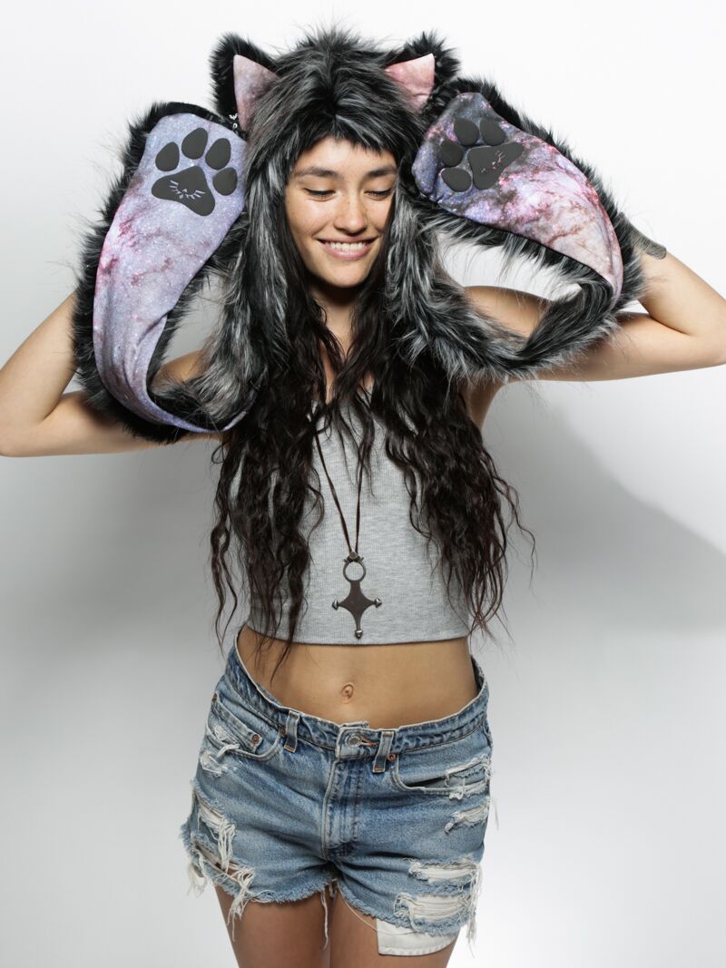 Exterior and Interior View of Limited Edition Night Fox Galaxy SpiritHood 