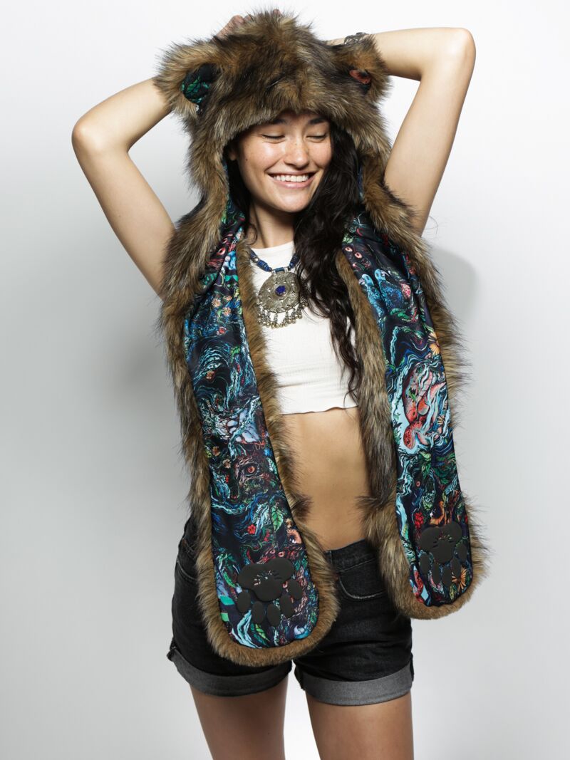 Brown Artist Collab JP Grizzly CE SpiritHood on Female