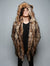Man wearing Grizzly Faux Fur Coat, front view 3