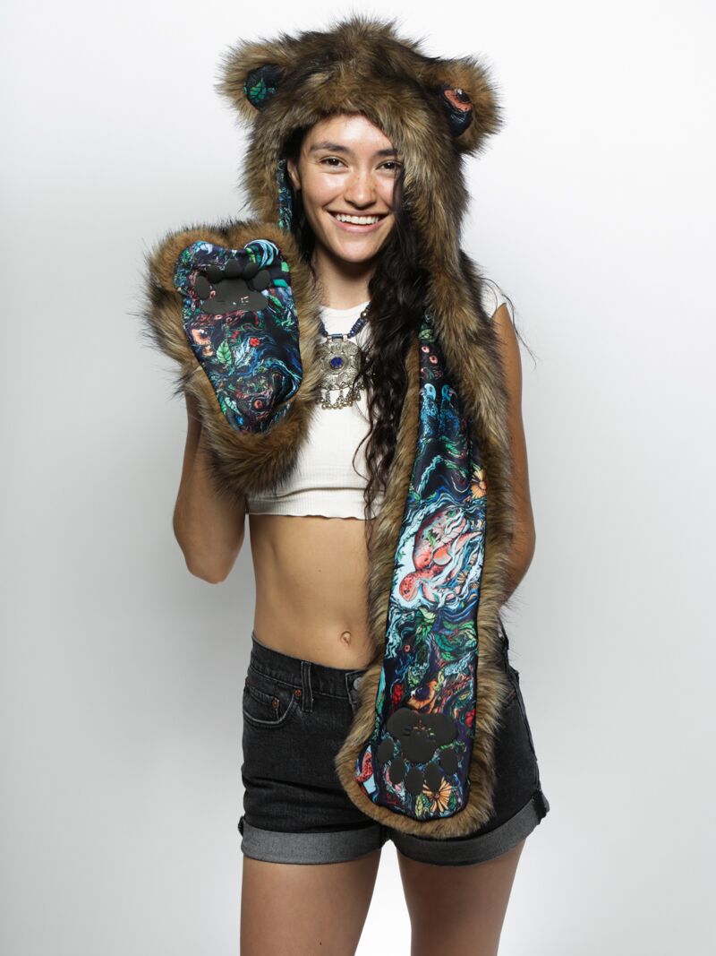 Artist Collab JP Grizzly CE Faux Fur Hood
