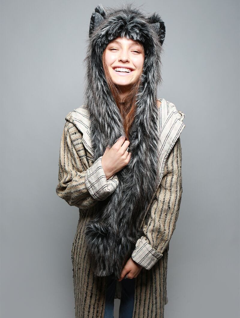 Female Wearing Night Fox Italy SpiritHood 
