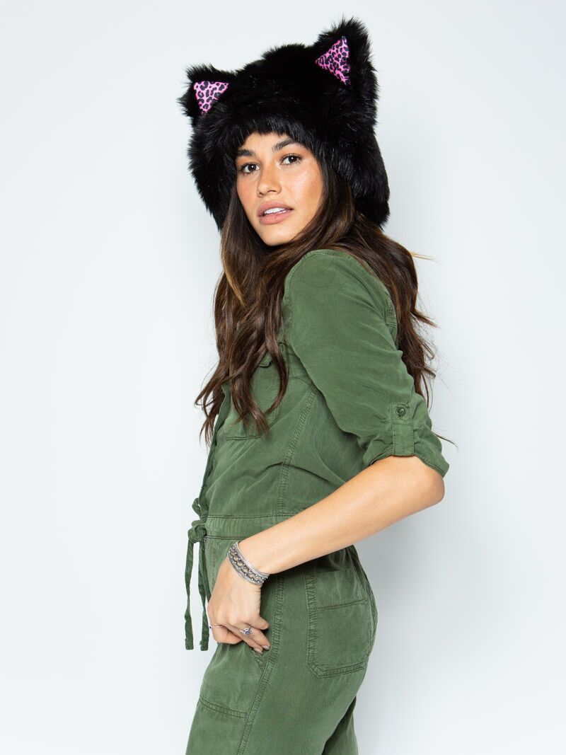 Faux Fur Hood with Mother Leo-MeeOow CE Design