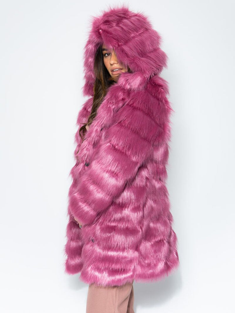 Rose Finch Collector Edition Faux Fur Coat - SpiritHoods