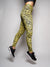 Neon Yellow Cheetah Women's Velvet Leggings 