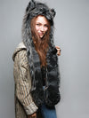 Night Fox Italy Hooded Faux Fur on Female