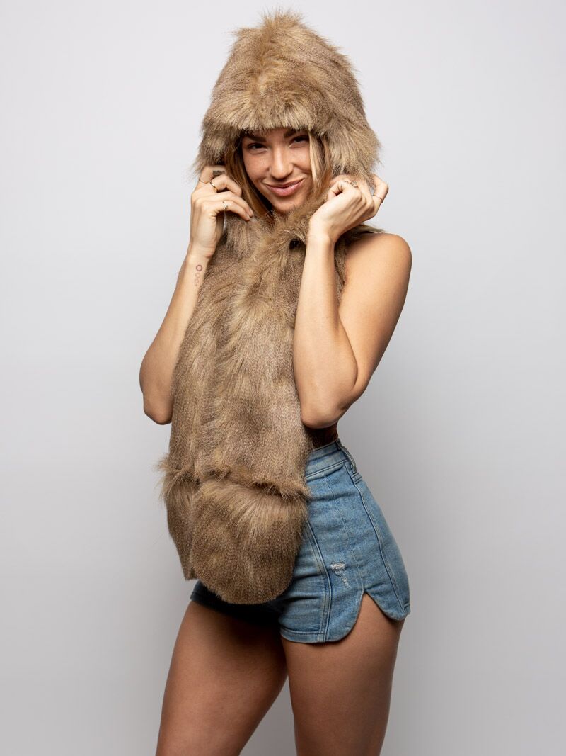 Limited Edition Owl Hooded Faux Fur